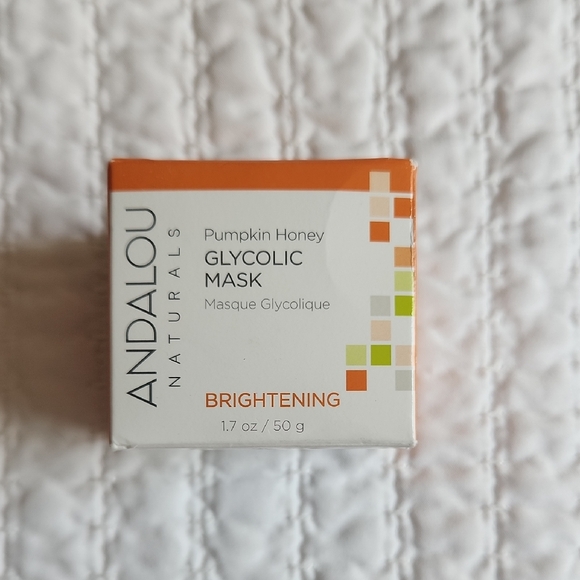 Andalou Naturals Pumpkin Honey Glycolic Mask, New - Picture 1 of 3